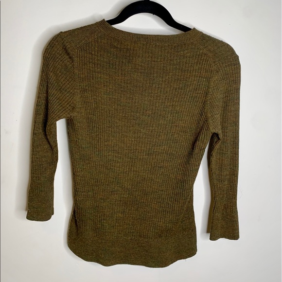 Free People Three Quarter Sleeve Sweater - Picture 3 of 3